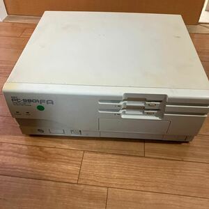 NEC PC-9801FA/U2 デスクトップPC/レトロPC/パーソナルコンピューター/日本電気【通電確認のみ/部品取りに/ジャンク品】 