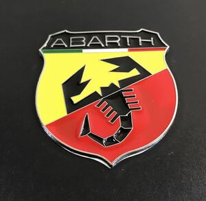 ABARTH メタルステッカー アバルト　七宝焼風　ハンドメイド