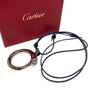 CARTIER カルティエ パンテール チャーム ペンダント トップ ネックレス シルバーカラー