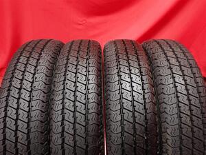 中古タイヤ 145/80R12 80/78N 4本セット ヨコハマ スーパー バン Y356 YOKOHAMA SUPERDIGGER VAN Y356 9.5分山★n12 商用車6PR エブリィ