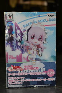 Qp078 Vtg. Super Sonico Good Smile racing ver.2015 Chibi Kyun-Chara すーぱーそに子 レーシングミクver. ＆ ステージセット *60