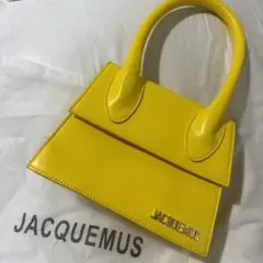 JACQUEMUS イエロー レザー ハンドバッグ