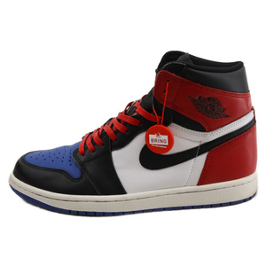 ナイキ AIR JORDAN 1 RETRO HIGH OG TOP 3 エアジョーダン1 トップ3 ハイカットスニーカー ブラック/レッド/ブルー 555088‐026 US8/26cm