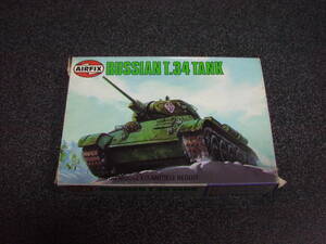 デカール欠品　AIRFIX　HO/OO　RUSSIANT　T.34 TANK 　 プラモデル