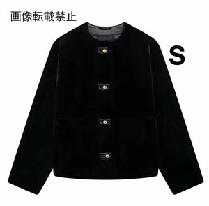 vintage ヴィンテージ レトロ ファーコート アウター Sサイズ レディース★ZARA 好きな方に★2024 A/W 秋新作 新品未使用★