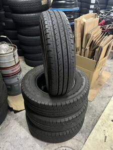 中古 ヨコハマ ブルーアース バン 195/80R15 4本セット!製造年式21年！ハイエース、NV350!