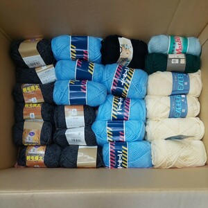 100円〜 K3 春夏・冬用毛糸 手芸材料 編み物◆ごしょう産業 古い毛糸 まとめてセット