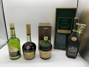 【未開栓】4本まとめ売り L.Dorville ドービルナポレオン NAPOLEON COURVOISIER VSOP サントリー カスタム ブランデー 700ml 720ml 40% 42%