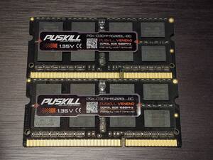 PUSKILL DDR3 PC3L-12800 8GBx2枚 合計16GB 新品未使用品 3