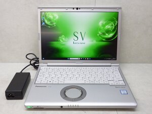 ☆1円☆第8世代☆CF-SV7TDHVS☆Core i5 1.70GHz/8GB/SSD256GB/累積9160/高解像度/無線/Bluetooth/カメラ/Office/Win11 DtoD領域☆