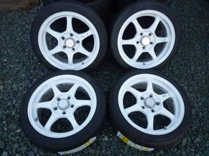 ☆スピードスターSSRタイプC TYPE-C 16 7J +42 114.3/5H 195/45R16シビックEK9インテグラDC2タイプRスイフト