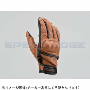 在庫あり DAYTONA デイトナ 18916 HBG-130 パンチングメッシュプロテクターカウレザーグローブ ブラウン Mサイズ