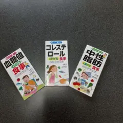 血糖値下げる。コレステロールを下げる。中性脂肪を減らす。食事ハンドブック