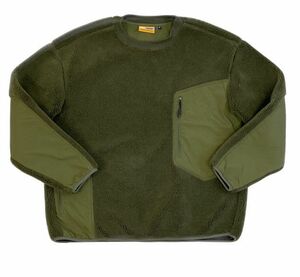 GRIP SWANY グリップスワニー GEAR FLEECE CREW ギアフリースクルー GSC-38 アルファオリーブ サイズM [l-0568]