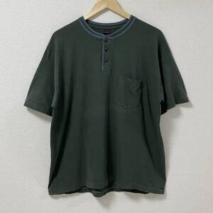 90s 00s dezert ヘンリーネック 半袖 Tシャツ 緑 デザート 田口成彦 元 コムデギャルソン dip ltd Tee 半袖 カットソー archive 4090021