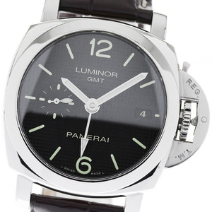 パネライ PANERAI PAM00535 ルミノール1950 3デイズ アッチャイオ GMT 自動巻き メンズ 保証書付き_817504