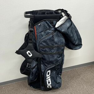 K806-T18-773 オジオ OGIO ゴルフバッグ キャディーバッグ 6分割 スタンド付き ネイビー/ブラックドット ゴルフ スポーツ