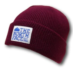 即決☆ノースフェイス ステッチワークビーニー SY/F 送料無料 帽子 ニットキャップ 防寒 ニット帽 レッド THE NORTH FACE