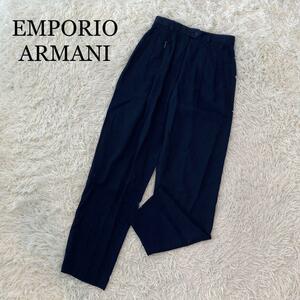 EMPORIO ARMANI テーパードパンツ ネイビー サイズ40