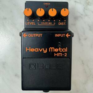 希少 BOSS ボス HM-2 Heavy Metal ヘビー メタル 日本製 1984年 エフェクター ACA 動作品