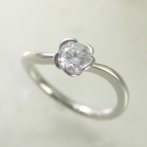 婚約指輪 安い プラチナ ダイヤモンド リング 0.5カラット 鑑定書付 0.504ct Eカラー VVS2クラス 3EXカット H&C CGL