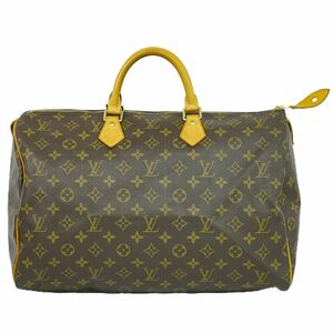 本物 ルイヴィトン LOUIS VUITTON LV 旧型 スピーディ 40 モノグラム ハンドバッグ ボストンバッグ ブラウン M41522