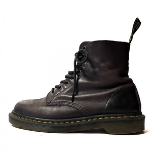 ドクターマーチン Dr.Martens ショートブーツ UK 7 - レザー ボルドー レディース 靴