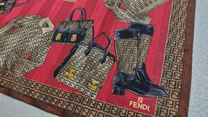 FENDI フェンディ 大判ハンカチ ミニスカーフ ズッカ バッグ ブーツ