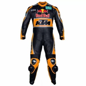 海外 送料込み 　高品質 ステファン・ブラドル MotoGP KTM IDM 2004 レーシングレザースーツ 　 サイズ各種　本革　レプリカ