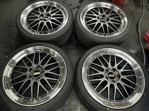 BBS LM 20インチ/REGNO 4本セットです。8.5Jx20 +45 114.3x5H /245/35R20 95W レクサスES,IS,GS ,クラウンなど