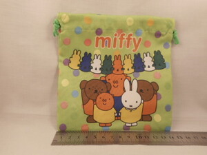 【即決、送料140円】ミッフィー 巾着【71710】可愛い miffy 小物 巾着袋