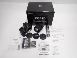 【未使用品】 CANON EOS R6 Mark II RF 24-105 IS STM KIT キヤノン ミラーレス一眼レフカメラ レンズキット 2024年11月購入 ★ 70698-1