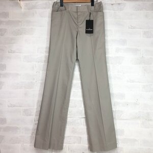 INTERPLANET インタープラネット タグ付き ストレッチ センタープレス ストレートパンツ SIZE:38 グレージュ LH632024071303