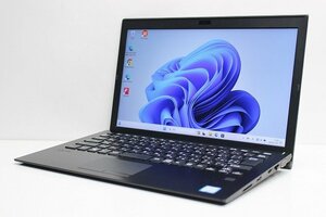 1円スタート ノートパソコン Windows11 WPS office搭載 VAIO Pro PG VJPG1113 第8世代 Core i5 SSD256GB メモリ8GB フルHD 13.3 カメラ