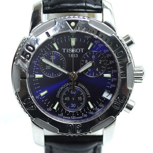 TISSOT ティソ クロノグラフ 腕時計 電池式 T362/462K メンズ 中古