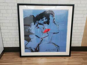 4126②R6110 アンディ・ウォーホル Andy Warhol シルクスクリーン　？ ポスター　？ Querelle ケレル ブルー 版画 ？ 希少 リトポスター ？