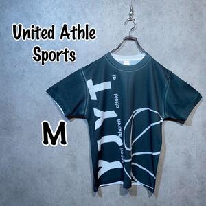 【United Athle sports】(M)メッシュTシャツ＊バックプリント