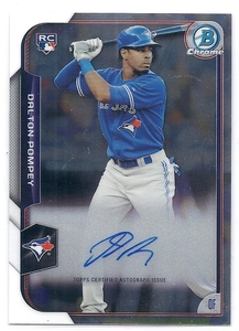 2015 Bowman Chrome Dalton Pompey Auto RC 