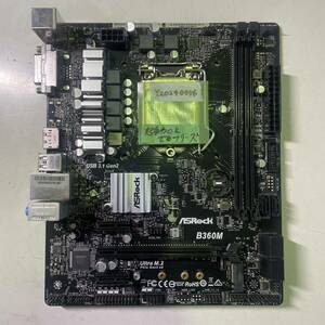 【ジャンク】【1円スタート】マザーボード ASRock B360M Intel 8世代 9世代 33