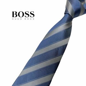 HUGO BOSS ネクタイ レジメンタル柄 ストライプ柄 ヒューゴボス USED 中古 m478