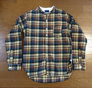 THE CORONA UTILITY NEL SHIRT M コロナ ネルシャツ　バンドカラー　パンツ　ジャケット