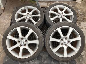 HONDA純正 225/45R18 7J +55 PCD114.3 アルミホイール4本セット