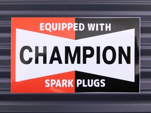 ◆送料\110◆【CHAMPION・チャンピオンプラグ】※《レーシングステッカー》　(品番ms110)　アメリカン雑貨　ガレージ