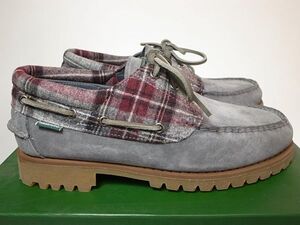 【送料無料 即決】Sebago x Pendleton 海外限定セバゴ ペンドルトン別注コラボ Acadiaスエード ウール ボートシューズUS9.5R 28-28.5cm相当