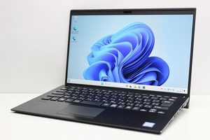 ノートパソコン Windows11 中古 VAIO Pro PK VJPK11C12N 14インチ 第8世代 Core i5 SSD256GB メモリ8GB Windows10 カメラ