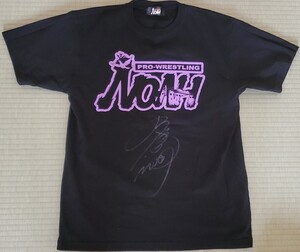 NOAH　Tシャツ(Ｌ)　丸藤選手サイン入り & 丸藤選手 マフラータオル