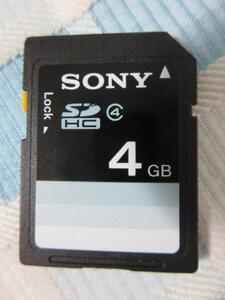Sony SDメモリカード SDHC 4GB CLASS4