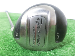 ♪TaylorMade テーラーメイド 300 SERIES 5W フェアウェイウッド 17°/純正 シャフト FT6+ TOUR FLEX-S G8594♪