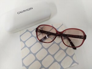 calvin Klein カルヴァンクライン サングラス メガネ 眼鏡 メガネフレーム ケース メガネ拭き付き ファッション アクセサリー（J）