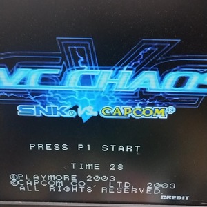 SNK　vs　CAPCOM　SVCカオス　CAPCOM　PLAYMORE　動作確認済み